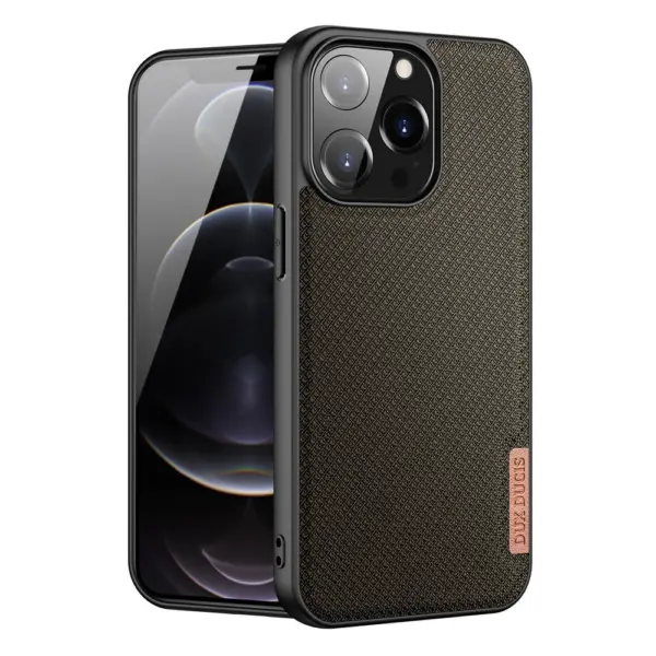 Dux Ducis Fino θήκη κινητού nylon για iPhone 13 Pro πράσινο