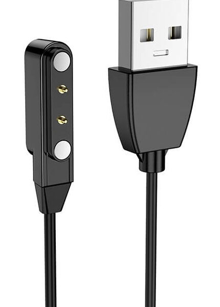 ZEBLAZE USB καλώδιο φόρτισης για smartwatch GTR 3 Pro, 60cm, μαύρο