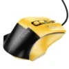 HOCO GM31 gaming ενσύρματο ποντίκι, USB-A, 3600DPI, μαύρο-κίτρινο