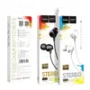 HOCO M60 ενσύρματα ακουστικά με μικρόφωνο, jack 3.5mm, λευκά