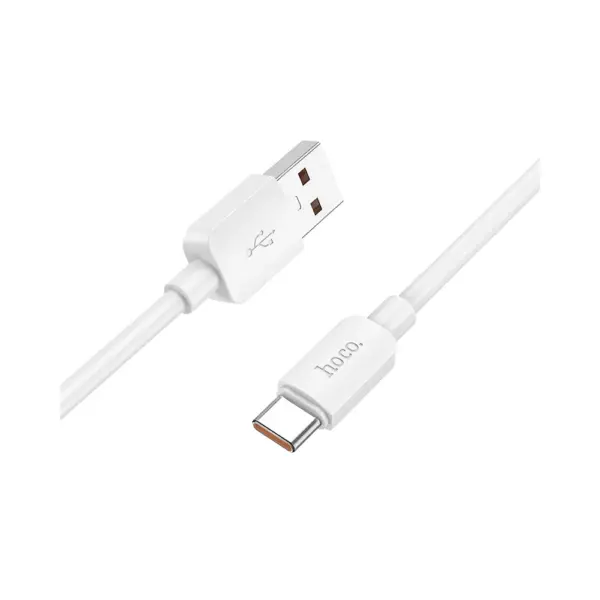 HOCO X96 καλώδιο USB-A to Type-C PD, 6A, 100W, 1m, λευκό