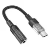 Hoco LS37 αντάπτορας από Type C σε Jack 3,5 mm, 0.15μ, μαύρο