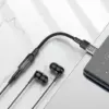 Hoco LS37 αντάπτορας από Type C σε Jack 3,5 mm, 0.15μ, μαύρο