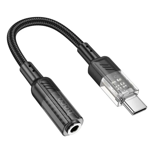 Hoco LS37 αντάπτορας από Type C σε Jack 3,5 mm, 0.15μ, μαύρο