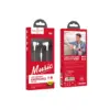 Hoco M66 ενσύρματα ακουστικά με μικρόφωνο, jack 3.5mm, άσπρα