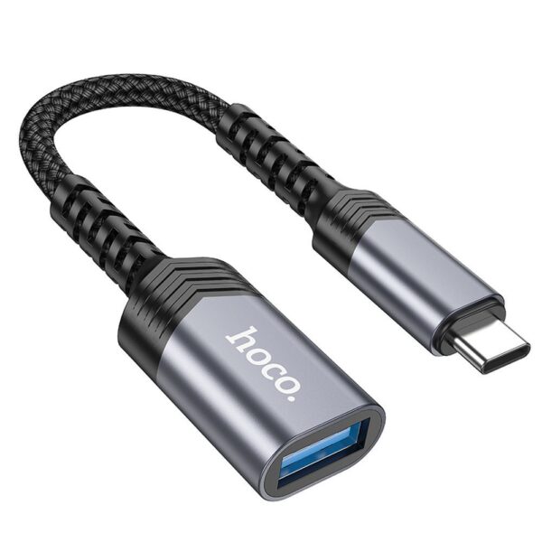 Hoco UA24 αντάπτορας Type C (male) σε USB 3.0 (female) μαύρο