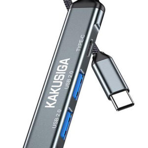 KAKUSIGA καλώδιο USB-C σε USB-C KSC-653, 100W, 480Mbps, 25cm, λευκό