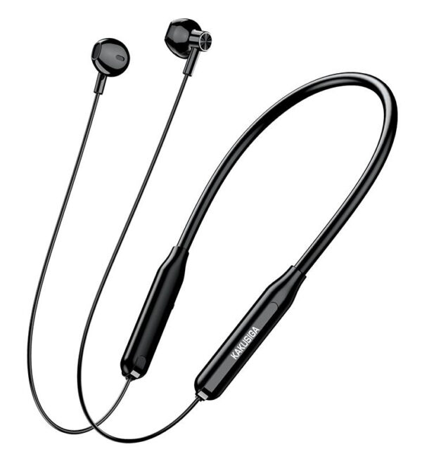 KAKUSIGA earphones KSC-1472 με μαγνήτη, Bluetooth, 10mm, 130mAh, μαύρα