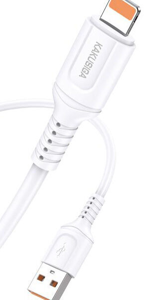 KAKUSIGA καλώδιο Lightning σε USB KSC-805, 12W, 480Mbps, 1m, λευκό