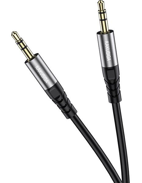 KAKUSIGA καλώδιο ήχου 3.5mm KSC-892, AUX, 1m, μαύρο