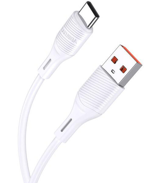 KAKUSIGA καλώδιο USB-C σε USB KSC-953, σιλικόνης, 15W, 480Mbps, 1m, λευκό