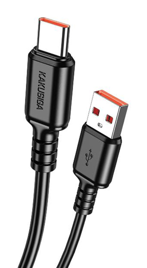 KAKUSIGA καλώδιο USB-C σε USB KSC-982, 15W, 480Mbps, 1m, μαύρο
