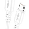 KAKUSIGA καλώδιο Lightning σε USB-C KSC-982, 20W, 480Mbps, 1m, λευκό