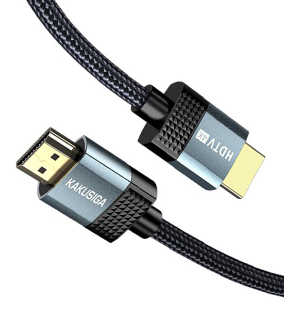 KAKUSIGA καλώδιο HDMI KSC-983, 4K/60Hz, 18Gbps, 2m, μαύρο