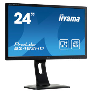 IIYAMA used οθόνη B2480H LED, 24" 1920x1080, VGA/DVI/HDMI, χωρίς βάση, Grade B