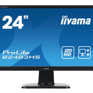 IIYAMA used οθόνη B2480H LED, 24" 1920x1080, VGA/DVI/HDMI, χωρίς βάση, Grade B