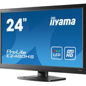 IIYAMA used οθόνη B2480H LED, 24" 1920x1080, VGA/DVI/HDMI, χωρίς βάση, Grade B