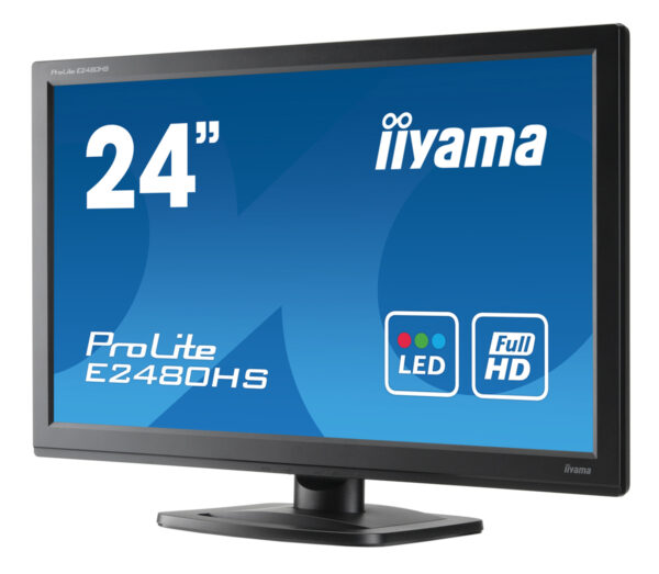 IIYAMA used οθόνη E2480HS LED, 24" 1920x1080, VGA/DVI/DisplayPort, Grade B