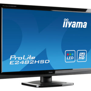 IIYAMA used οθόνη B2480H LED, 24" 1920x1080, VGA/DVI/HDMI, χωρίς βάση, Grade B