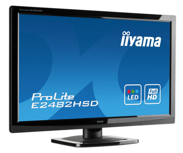 IIYAMA used οθόνη E2482HSD LED, 23.6" 1920x1080, VGA/DVI, Grade A