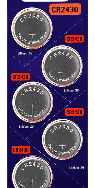 MURATA Μπαταρία λιθίου CR2430, 3V, 5τμχ