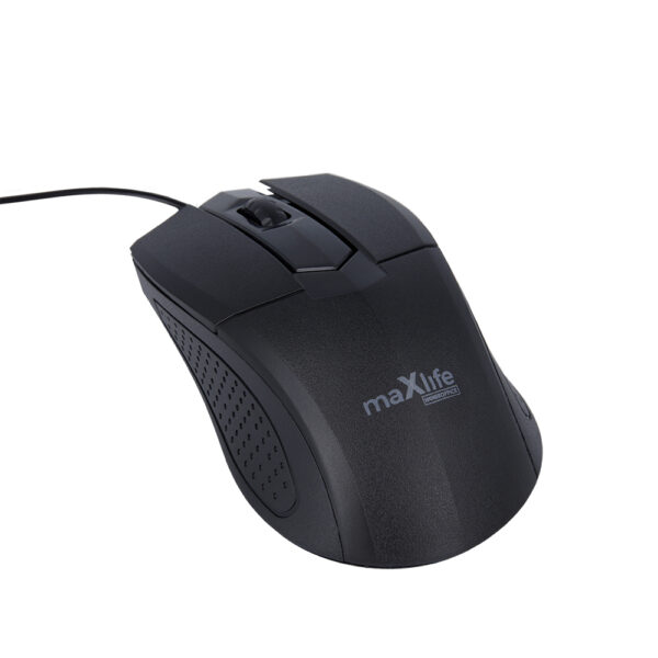 Maxlife Home Office MXHM-01 1000 DPI 1.2m οπτικό ποντίκι μαύρο