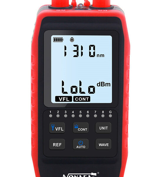 NOYAFA tester καλωδίων οπτικής ίνας NF-908L, 850-1625nm, -60~8dBm