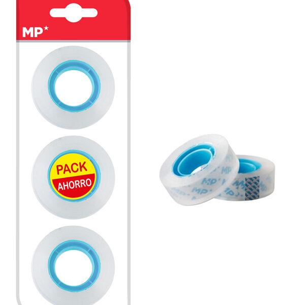 MP κολλητική ταινία Crystal PA506-03, 24mm, 33m, διάφανη, 3τμχ