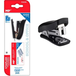 MP mini συρραπτικό με ανταλλακτικά PA636, 24/6-26/6, 10 φύλλα, κόκκινο