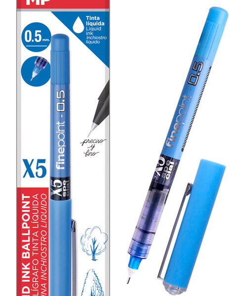 MP στυλό διαρκείας, καλλιγραφίας PE240A, 0.5mm, μπλε