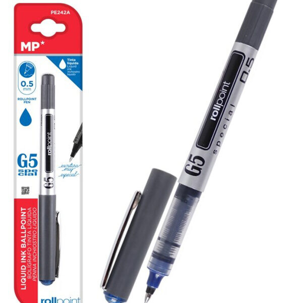 MP στυλό διαρκείας Rollpoint PE242A, καλλιγραφίας, 0.5mm, μαύρος