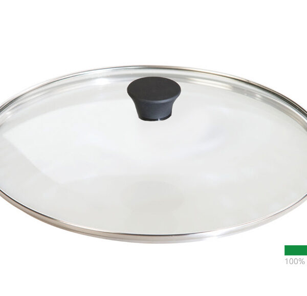 FLONAL Γυάλινο καπάκι 26cm με τρύπα εκτόνωσης ατμού