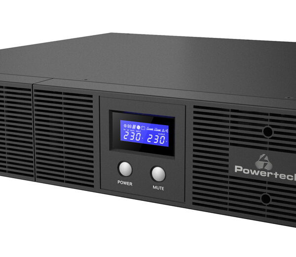 POWERTECH UPS Line Interactive PT-1409 για rack 2U, με οθόνη, 3000VA/2100W, 8x DC output