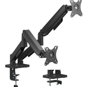 BRATECK βάση γραφείου οθόνης LDT66-C024ML, 17-32", έως 9kg, με θέση για laptop