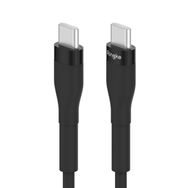 Ringke cable USB-C – USB-C 480Mb / s 60W 1.2m black (CB60174RS)