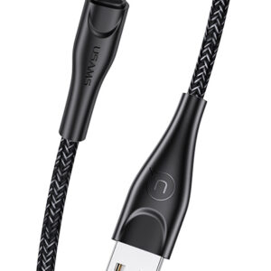 USAMS καλώδιο USB σε Lightning US-SJ500, 2A, 1m, λευκό