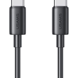 USAMS καλώδιο USB σε Micro USB US-SJ098 U-Turn, 2.1A, 1m, μαύρο