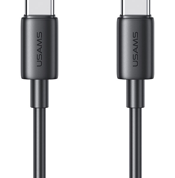 USAMS καλώδιο USB-C US-SJ711, 60W, 480Mbps, 1m, μαύρο