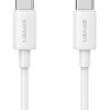 USAMS καλώδιο USB-C US-SJ711, 60W, 480Mbps, 1m, λευκό