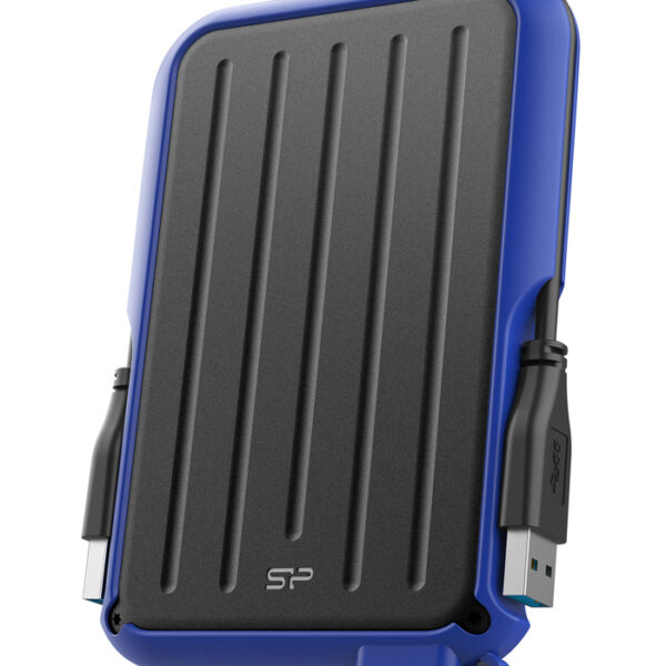SILICON POWER εξωτερικός HDD Armor A66, 1TB, USB 3.2, μπλε