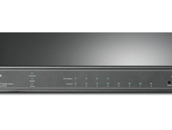 TP-LINK JetStream switch TL-SG2008P, 8-Port Gigabit, 4x PoE+, Ver. 3.0