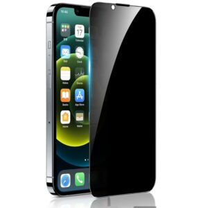 TechWave 5D Full Glue Privacy Tempered Glass for Xiaomi Redmi Note 14 4G / 14 5G black