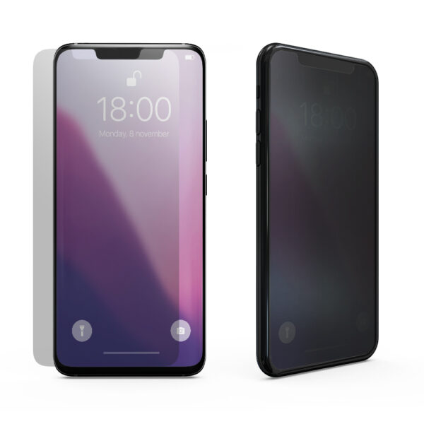 TechWave 5D Full Glue Privacy Tempered Glass for Honor X8a black