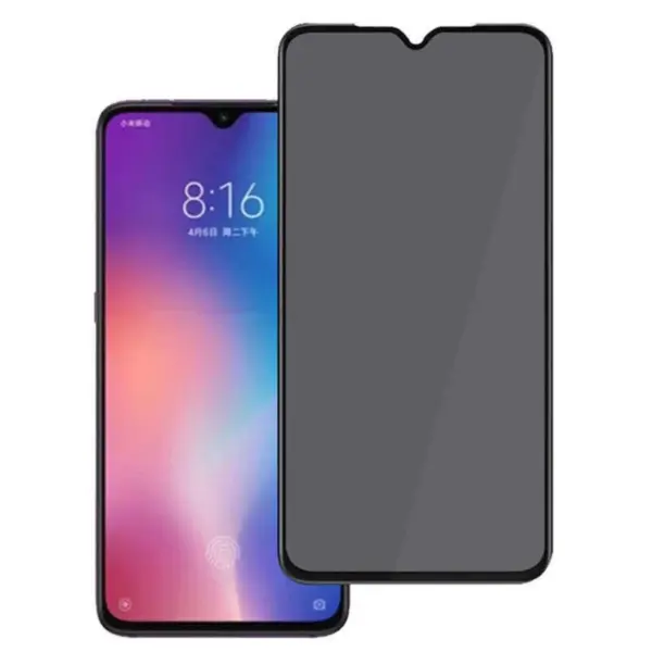 TechWave 5D Full Glue Privacy Tempered Glass for Samsung Galaxy A05 black