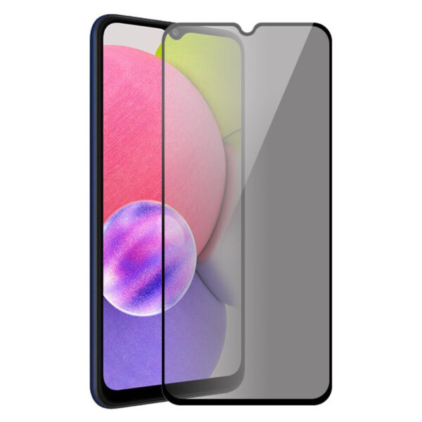 TechWave 5D Full Glue Privacy Tempered Glass for Samsung Galaxy A14 5G black