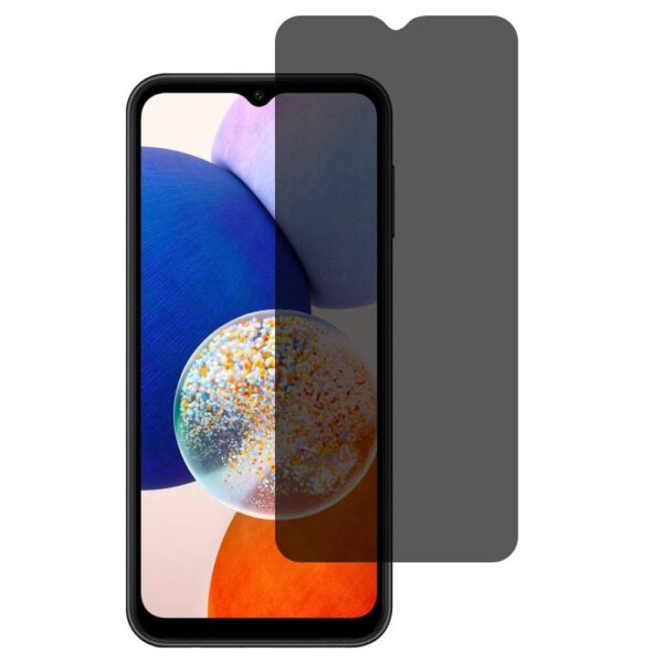 TechWave 5D Full Glue Privacy Tempered Glass for Samsung Galaxy A24 4G / A25 5G black