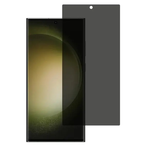 TechWave 5D Full Glue Privacy Tempered Glass for Samsung Galaxy S24 Ultra black