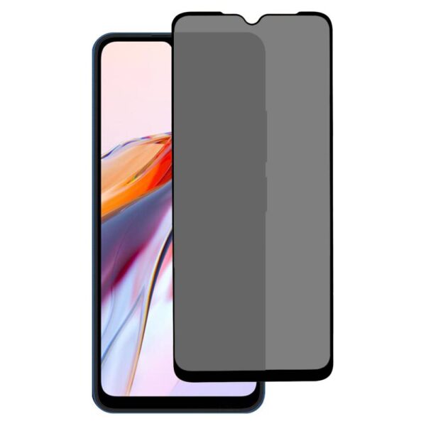 TechWave 5D Full Glue Privacy Tempered Glass for Xiaomi Redmi 12C black