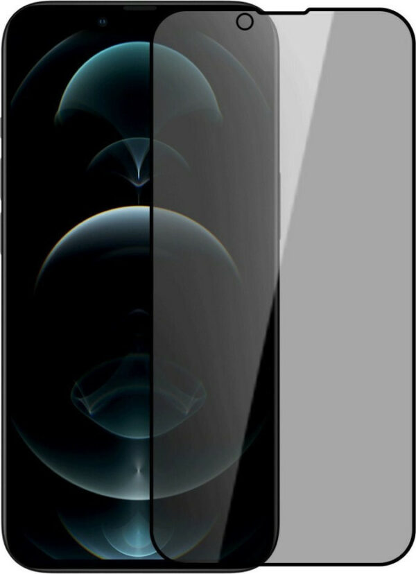 TechWave 5D Full Glue Privacy Tempered Glass for iPhone 14 black