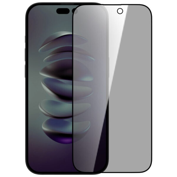 TechWave 5D Full Glue Privacy Tempered Glass for iPhone 14 Pro Max black